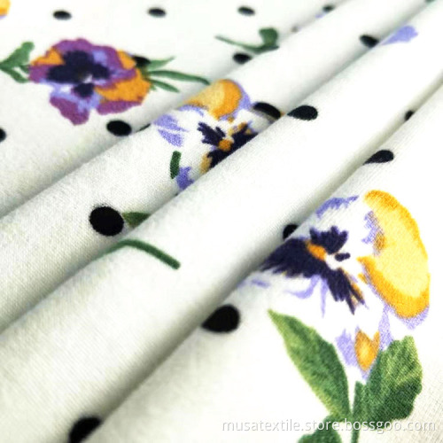 Wholesale Custom Print DBP Double Brushed Polyester Fabric